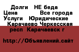 Долги - НЕ беда ! › Цена ­ 1 000 - Все города Услуги » Юридические   . Карачаево-Черкесская респ.,Карачаевск г.